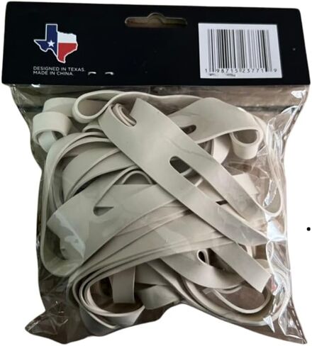 Board Game Bands - X-Shaped Rubber Bands, White, Pack of 10, Board Game Box Organizer in Saudi Arabia
