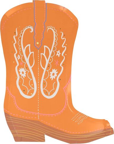 Meri Meri Cowboy Boot Plates (حزمة من 8) ، لوحات ورق رعاة البقر التي يمكن التخلص منها ، والأطعمة الساخنة والباردة ، والأطفال والكبار ، وشواء ، وأعياد الميلاد ، 4 طرق ملونة ، 8.625 "× 10.625" in Saudi Arabia