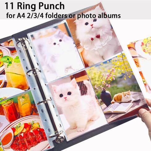 أكمام صور فائقة الشفافة تحمل 400 جيوب 3.5x5inch صفحات إعادة ملء الألبوم لثلاثة رنين رنين ، صفحات 4 جيب على الوجهين ، وأكمام بطاقة الحامي العلوية. in Saudi Arabia