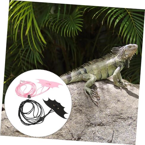 GALPADA Lizard Traction Rope Leash for Small Reptiles PET Harness for Green Iguanas and Squirrels Adjustable and Comfortable Design for Outdoor Use in Saudi Arabia