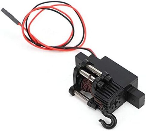 VBESTLIFE C34 RC Car Automatic Winch, 1/16 Scale Metal & Plastic Winch Kit with Screws for WPL C34 Off-Road RC Vehicle Recovery Accessory Upgrade Part in Saudi Arabia