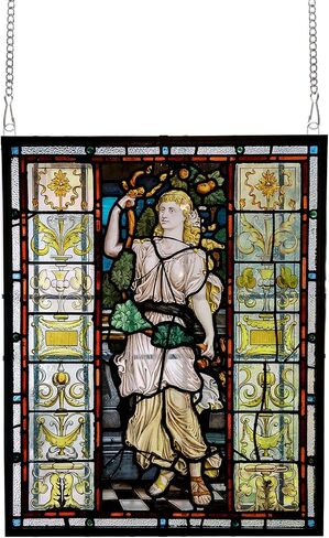 10Pcs 20 Inch Stained Glass Window Chain Hanging Picture Hanging Chain Decorative Chains for Suncatcher Metal Chains with Safety Hooks for Stained Glass Panels Hang Silver in Saudi Arabia
