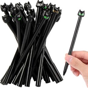 33 قطعة هالوين هالوين حبر القلم لطيف كاريكاتور أسود كات جل أقلام 0.5 مم حبر أسود كتابة القلم لحفل الهالوين لصالح لوازم المكاتب in Kuwait