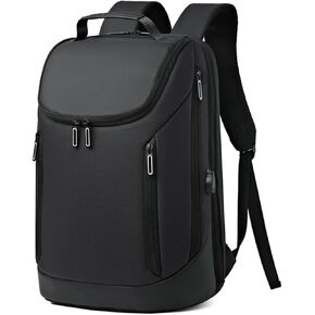 Business Backpack Fits 15.6 Inch Laptop, Commuter Backpack with Charging Port for Work Office College, Black in Saudi Arabia