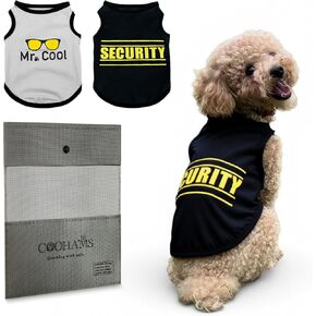 2Pack Puppy Shirts for Small Dogs Boy, Puppy Clothes for Male, Pet Clothes, Lightweight & Breathable Pet T Shirt, Dog Clothes, Chihuahua & Teddy & Yorkies & Dachshund &Teacup Top Tank (Medium) in Saudi Arabia