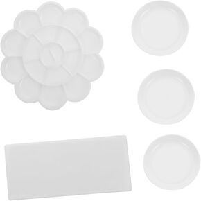 مجموعة صينية خلط على شكل زهرة تتكون من 5 قطع للبنين والبنات لوحة الطلاء المحمولة مريحة لعقد اللوازم الفنية للطلاء ورسم مشاريع in Kuwait