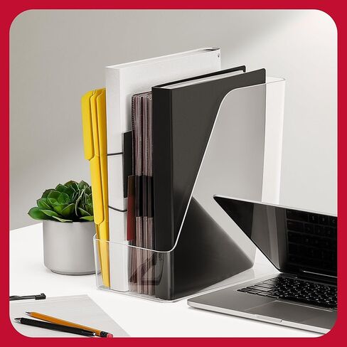 STAPLES Plastic Magazine File, Clear (TR62287) in Saudi Arabia