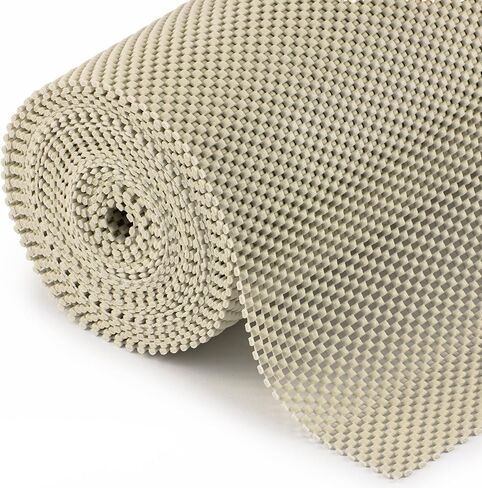 SteadMax Shelf Liner, 12 inches x 20 feet Non-Slip Ultra-Grip Mats for Kitchen or Bathroom Shelves, Cabinets, Pantry, Drawer Liner, Durable, Strong, Light Blue(1 Pack) in Kuwait