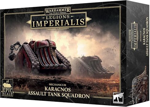 Games Workshop - Warhammer - The Horus Heresy - Legions Imperalis: Mechanicum Karacnos Assault Tank Squad [Epic Scale] in Saudi Arabia