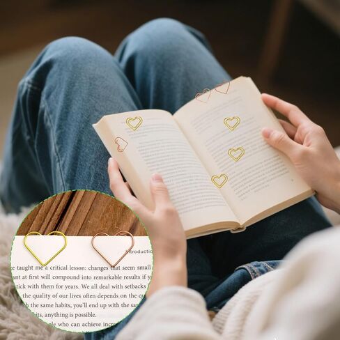 100pcs مقاطع ورقية على شكل قلب ، صغير لطيف الحب المعادن ، قمم القلب الزخرفية السوداء للملاحظات المدرسية المكتبية وثائق سكرابوكينغ زفاف تكرار المشاريع والحرف (أسود) in Saudi Arabia