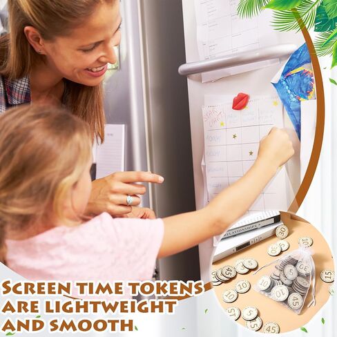 Weysat 100 PCS رموز مكافأة خشبية الرموز المميزة الشاشة ذات الشاشة الكبيرة مع عملات السلوك الأجنحة الأوروبية in Saudi Arabia