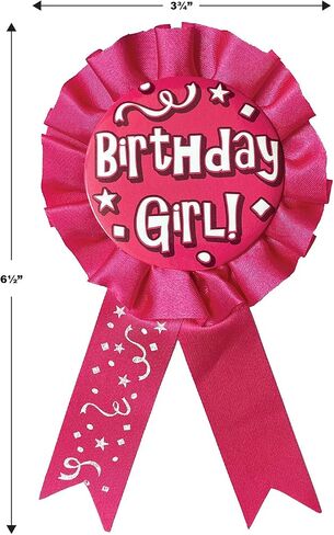 Beistle Birthday Girl! Award Ribbon in Saudi Arabia