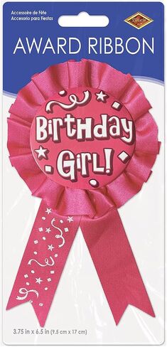 Beistle Birthday Girl! Award Ribbon in Saudi Arabia