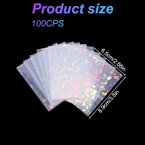 100pcs الأكمام البطاقة الهوغرافية ، شكل الحصى الوردي Kpop photocard حامل بطاقة الصورة الأكمام صورة حماية حماية رقائق رقائق لبطاقات التداول لبطاقات التداول in Saudi Arabia
