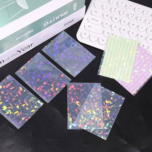 100pcs الأكمام البطاقة الهوغرافية ، شكل الحصى الوردي Kpop photocard حامل بطاقة الصورة الأكمام صورة حماية حماية رقائق رقائق لبطاقات التداول لبطاقات التداول in Saudi Arabia