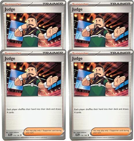 Judge 176/198 - Scarlet & Violet - Pokemon Trainer x4 Card Set - Playset 4X in Saudi Arabia