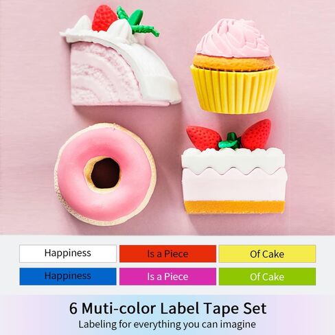 24mm 0.94" Laminated White Tape TZE-S251 TZES251 Replacement for Brother P-Touch Extra-Strength Tape 1" for PT-2430 PT-2700 PT-D600 PT-P710BT TZe TZ Strong Adhesive Label Maker Refills, 6 Pack in Kuwait