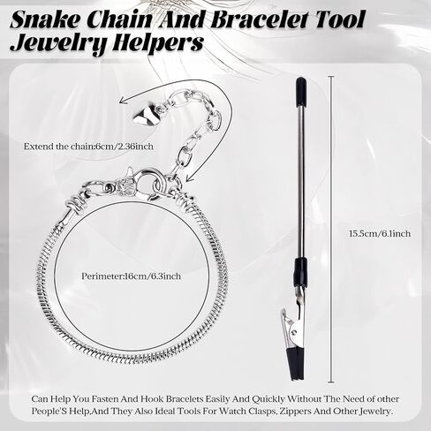 16 PCS سلسلة سوار سوار سوار سوار قابل للتعديل مع سلسلة سوار سوار DIY القابلة للتعديل للنساء للنساء لصنع المجوهرات in Kuwait