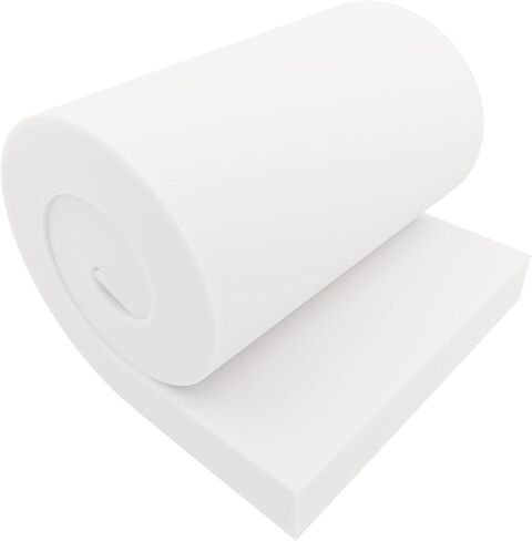 GoTo Foam 4" Height x 20" Width x 46" Length 44ILD (Firm) Upholstery Cushion Made in USA in Saudi Arabia