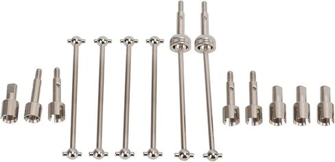 Wltoys 144001 Dogbones Wltoys 124017 Differential Drive Shaft 10×7×2 Rc Cvd Drive Shaft Kit Upgrade Part Metal with Joint Cup Dog Bone for Wltoys 144001 Rc Car Wltoys 144001 in Saudi Arabia