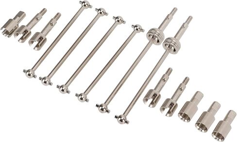 Wltoys 144001 Dogbones Wltoys 124017 Differential Drive Shaft 10×7×2 Rc Cvd Drive Shaft Kit Upgrade Part Metal with Joint Cup Dog Bone for Wltoys 144001 Rc Car Wltoys 144001 in Saudi Arabia