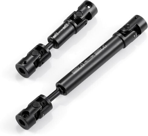 Steel Front Rear Drive Shaft 53mm 32mm RC Driveshaft Upgrade Parts for Axial 1/24 SCX24 GX470 RC Crawler Car in Saudi Arabia