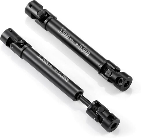 Steel Front Rear Drive Shaft 53mm 32mm RC Driveshaft Upgrade Parts for Axial 1/24 SCX24 GX470 RC Crawler Car in Saudi Arabia