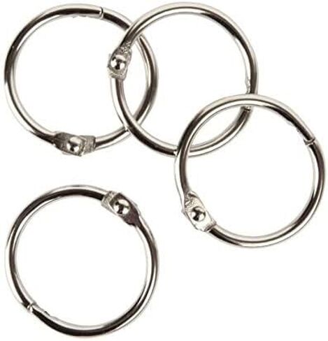 Office Depot Binder Rings, 1in., Silver, Pack Of 100, ODBR-1IN in Saudi Arabia