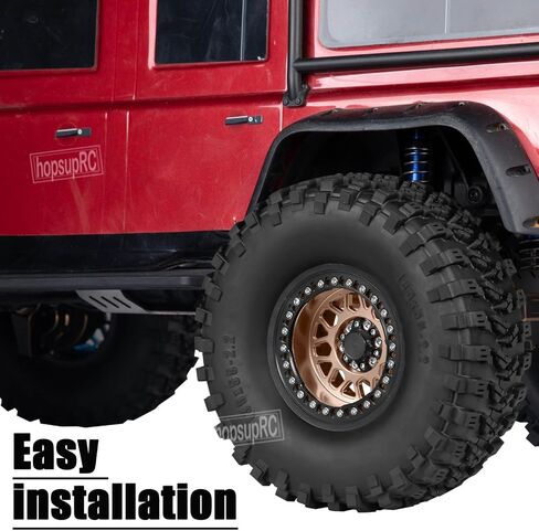 2.2 عجلات RC لـ 1/10 SCX10 90046 AXI03007 TRX4 TRX6 VS4-10 GEN7 GEN8 MST CFX D90 ، إطارات الشاحنة RC الألومنيوم (135) ، إطارات الطريق السريع 2.2 " in Saudi Arabia