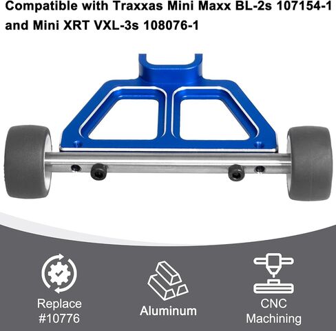 RC Wheelie Bar Blue Wheelie Bar Upgrade Parts for Traxxas Mini XRT VXL-3S 108076-1 Mini Maxx BL-2s 107154-1 in Kuwait