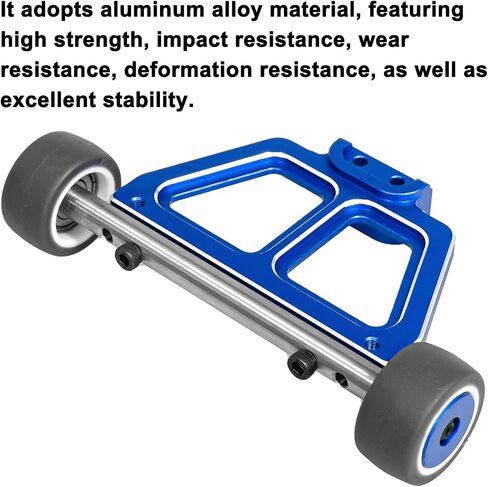 RC Wheelie Bar Blue Wheelie Bar Upgrade Parts for Traxxas Mini XRT VXL-3S 108076-1 Mini Maxx BL-2s 107154-1 in Kuwait
