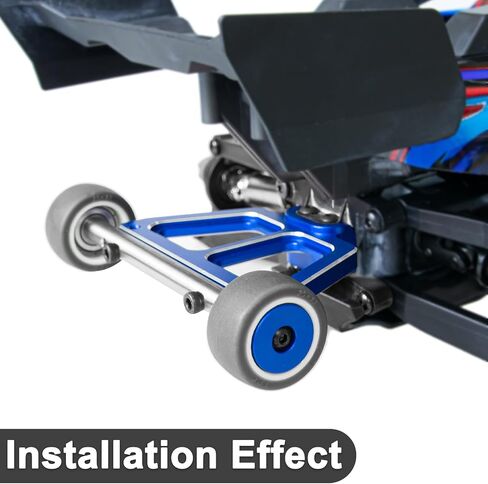 RC Wheelie Bar Blue Wheelie Bar Upgrade Parts for Traxxas Mini XRT VXL-3S 108076-1 Mini Maxx BL-2s 107154-1 in Kuwait