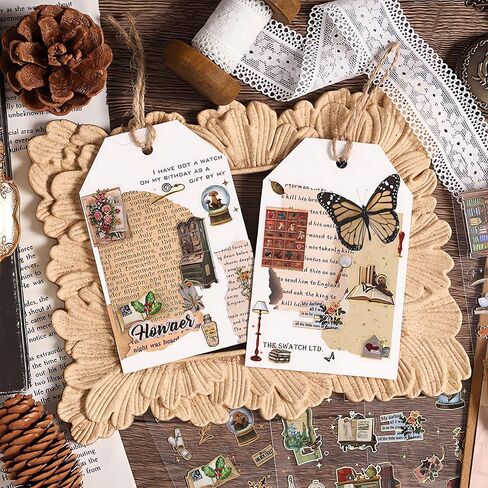 426 PCS/24 Sheets ملصقات لـ Scrapbooking ، ملصقات لملصقات Scrapbooking Journess for Scrapbooking Art Journal Journal Accessories in Saudi Arabia