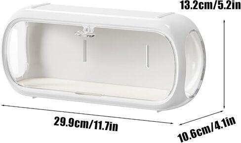 Display Case for Figures Long Style, Clear Space Pod Figure Storage Box, Acrylic Display Box with Magnetic Door Suitable for Pop Mart, Lego Collectibles Action Figures (Blue) in Saudi Arabia