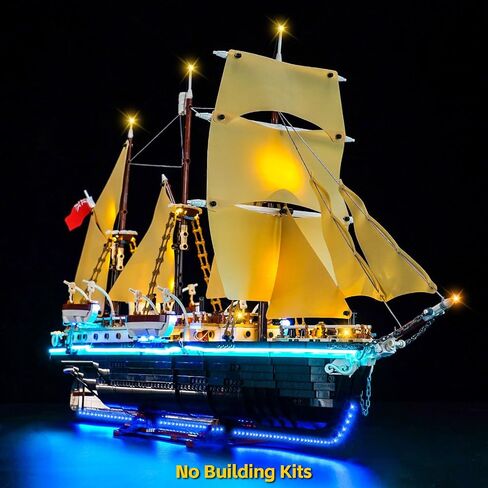 ضوء LED المتوافق مع أيقونات LEGO سفينة التحمل ، متوافقة مع طراز LEGO 10335-NO (ضوء إصدار RC) in Saudi Arabia