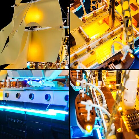 ضوء LED المتوافق مع أيقونات LEGO سفينة التحمل ، متوافقة مع طراز LEGO 10335-NO (ضوء إصدار RC) in Saudi Arabia