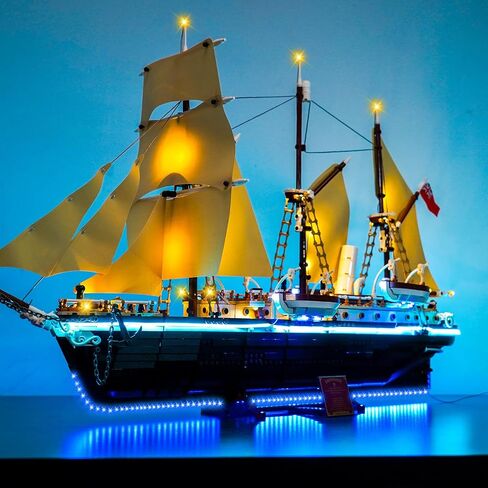 ضوء LED المتوافق مع أيقونات LEGO سفينة التحمل ، متوافقة مع طراز LEGO 10335-NO (ضوء إصدار RC) in Saudi Arabia