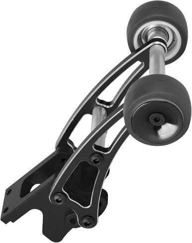 شريط عجلات قابل للتعديل من الألومنيوم جزء من 1/14 MJX 14209 14210 H14BM RC CAR ، RC قابلة للتعديل أمامي قفزات العجلة ، الأحمر. in Saudi Arabia