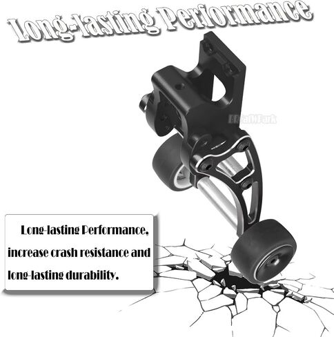 شريط عجلات قابل للتعديل من الألومنيوم جزء من 1/14 MJX 14209 14210 H14BM RC CAR ، RC قابلة للتعديل أمامي قفزات العجلة ، الأحمر. in Saudi Arabia