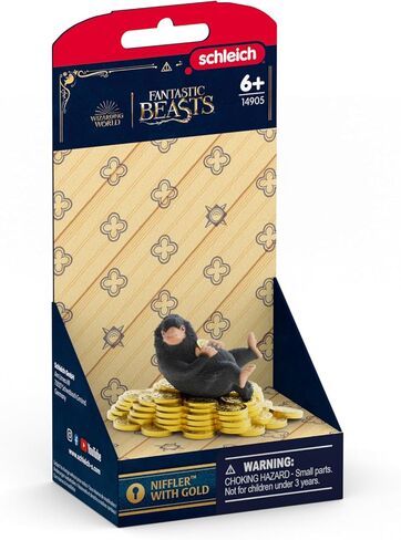 Schleich Harry Potter - Niffler مع التماثيل الذهبية - شخصيات عالمية قابلة للتحصيل - ألعاب الوحوش الرائعة للأطفال الذين تتراوح أعمارهم بين 6 سنوات | 14905 in Saudi Arabia