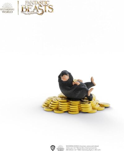 Schleich Harry Potter - Niffler مع التماثيل الذهبية - شخصيات عالمية قابلة للتحصيل - ألعاب الوحوش الرائعة للأطفال الذين تتراوح أعمارهم بين 6 سنوات | 14905 in Saudi Arabia