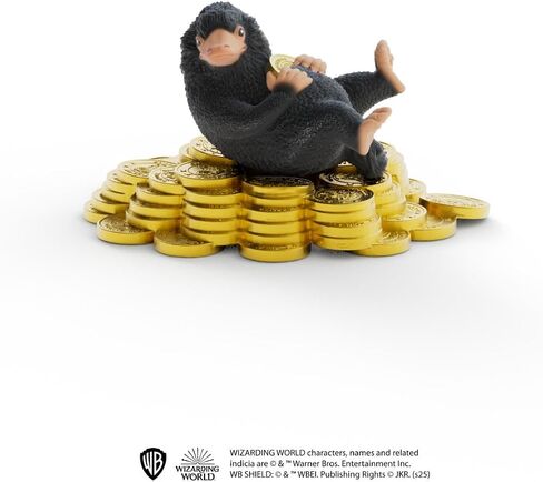 Schleich Harry Potter - Niffler مع التماثيل الذهبية - شخصيات عالمية قابلة للتحصيل - ألعاب الوحوش الرائعة للأطفال الذين تتراوح أعمارهم بين 6 سنوات | 14905 in Saudi Arabia