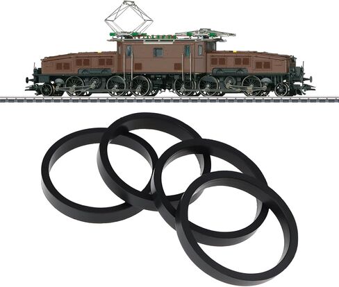 10pcs H0 M Traction Tires 14.25x12.25x2mm Compatible with M?rklin 1:87 Steam Locomotive Wheels in Saudi Arabia