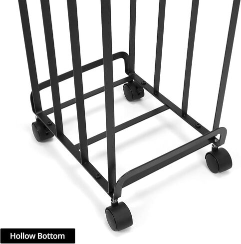 Qwork Heavy-Duty Carbon Steel Carton Rack مع عجلات قابلة للقفل ، 12.2 × 10.2 × 17.1 بوصة ، 220 رطلاً سعة in Saudi Arabia
