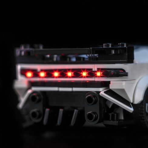 مجموعة الضوء المتوافقة مع LEGO 77237 Dodge Challenger SRT Hellcat Sports Car - لا يوجد طراز فقط الضوء ، إكسسوارات الإضاءة LED متوافقة مع LEGO 77237 in Saudi Arabia