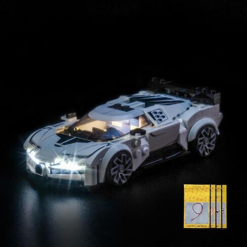 مجموعة الضوء المتوافقة مع LEGO 77237 Dodge Challenger SRT Hellcat Sports Car - لا يوجد طراز فقط الضوء ، إكسسوارات الإضاءة LED متوافقة مع LEGO 77237 in Saudi Arabia