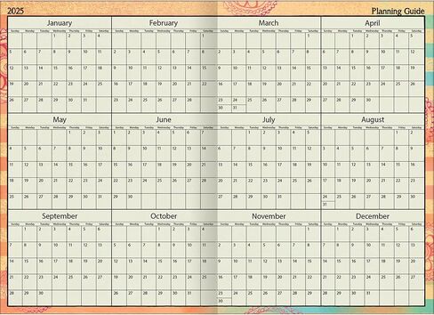 Lang Companies, Color My World Monthly 2026 Pocket Planner, 4.9'' X 6.6'', Weekly Calendar with Wire-O Binding in Saudi Arabia