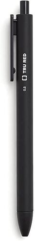 Staples Tru Red Red Retractable Ascle Dry Gens Point 0.5mm BLK ، 5/PK in Saudi Arabia
