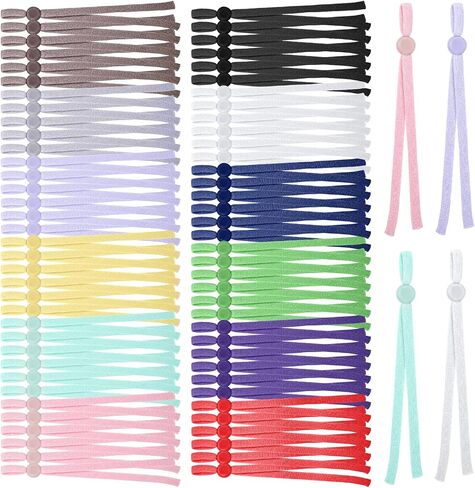 60pcs أطواق متطابقة للضرب ، وترابطات الجرو المرنة أرقام التعريف الملونة حلقات التعريف القابلة للتعديل لجرى حديثي الولادة والقطط 12 لونًا (صغير 3 بوصة) in Saudi Arabia