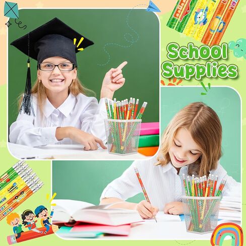 Tenceur 48 PCS 3RD PENBEMS ، 3 أقلامًا تحفيزية لطيبة تحفيزية مع محو الطالب للطلاب ، مكافأة الفصول الدراسية إلى اللوازم المدرسية in Kuwait